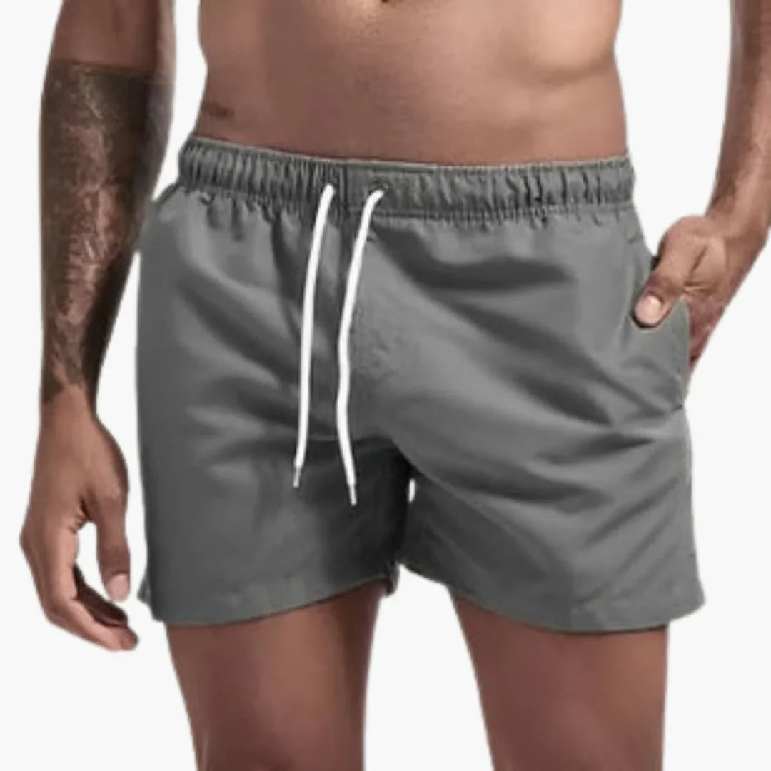 Men's Quick-Dry Swim Shorts | 13 Colours Elastic Waist