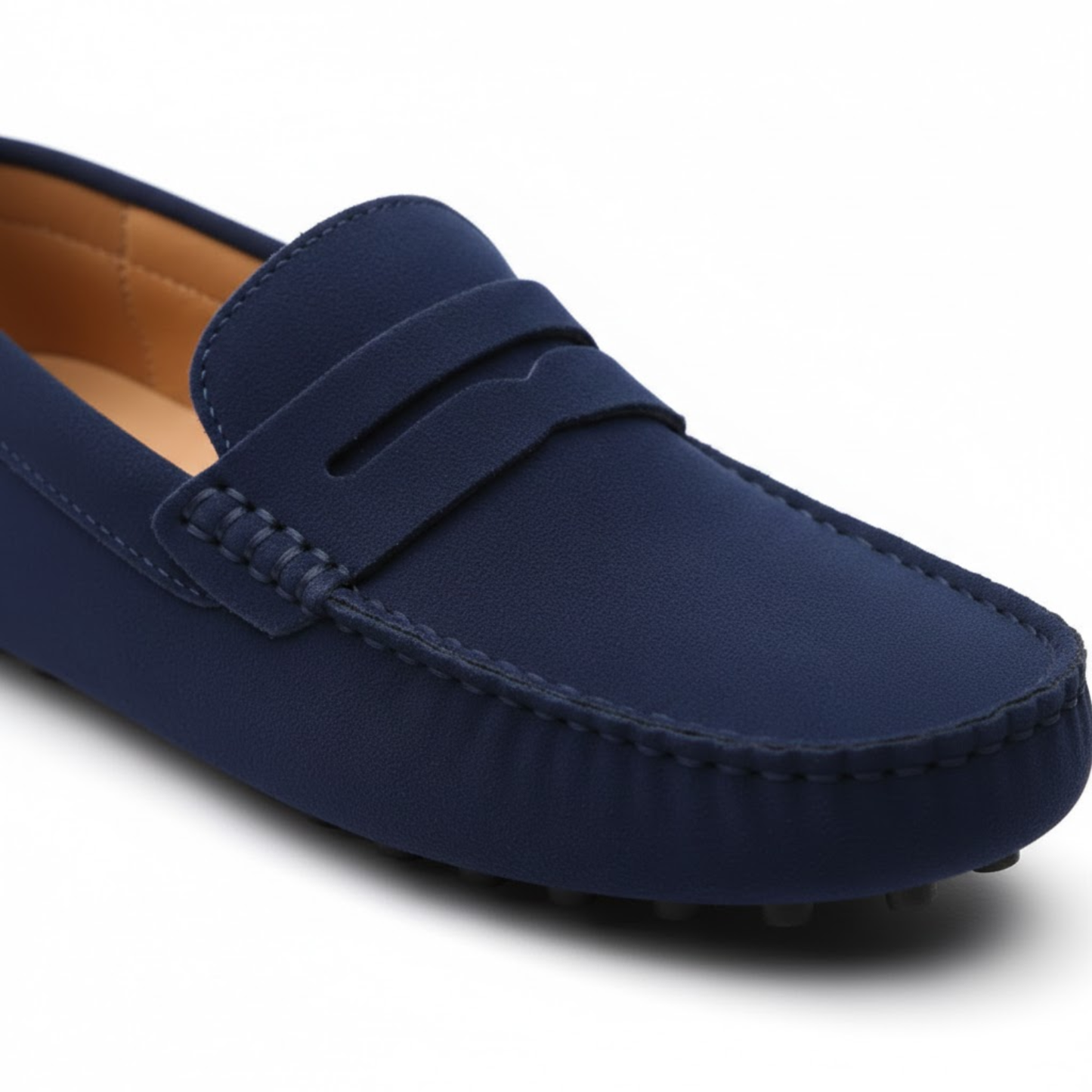 Men's Slip-On Driving Loafers | Suede Style Casual Shoes