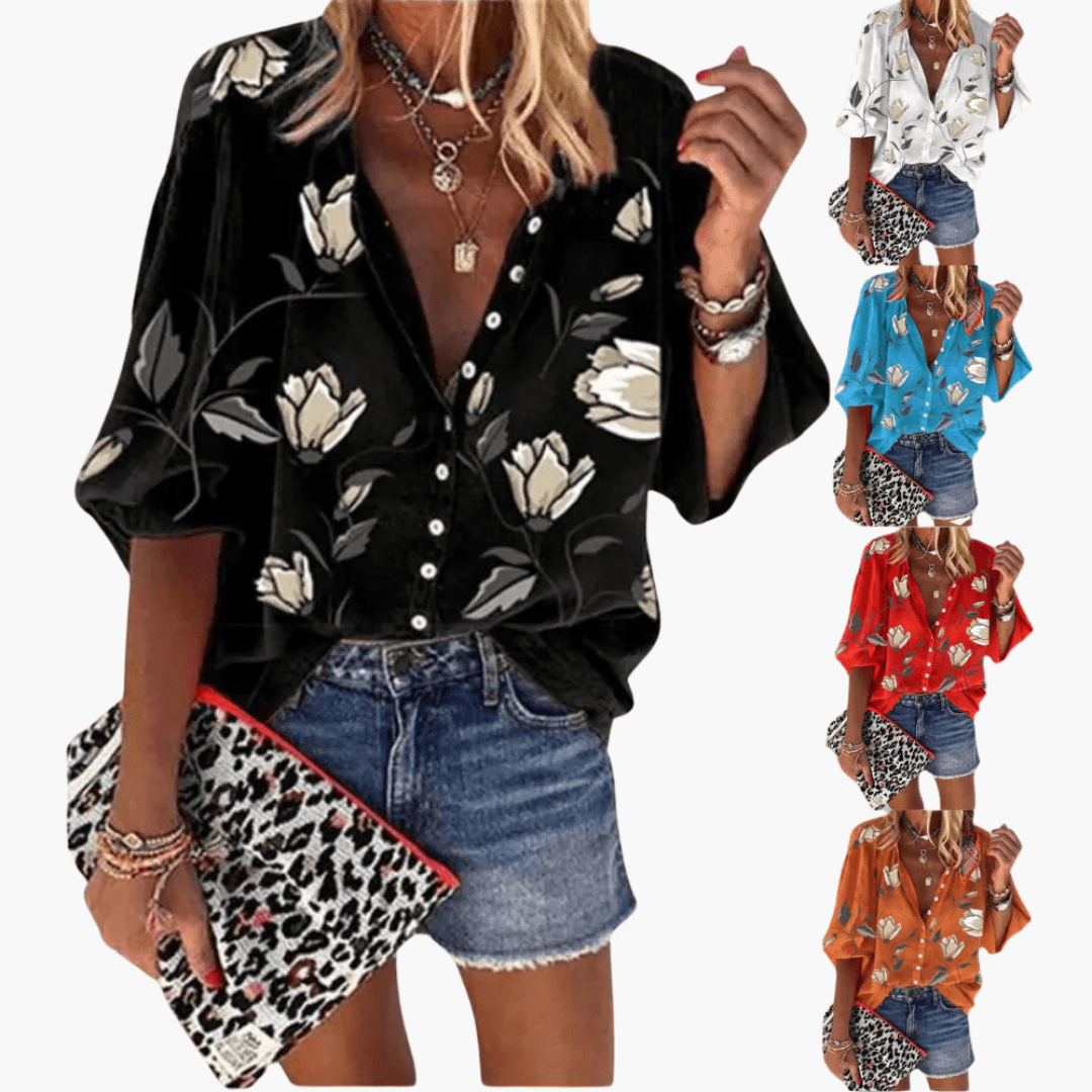 Women's Lightweight Summer Blouse | Casual Versatile