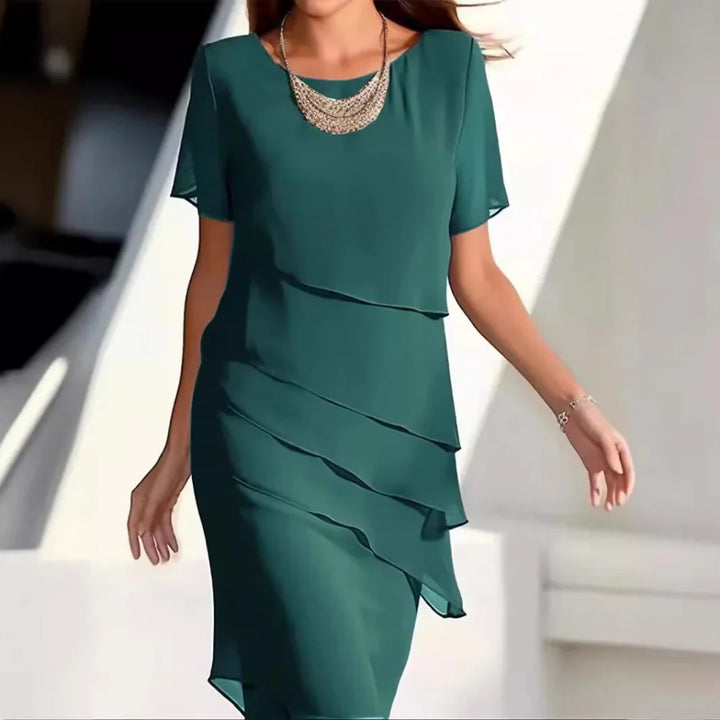Women's Chiffon Style Midi Dress | Luxe Occasion Wear