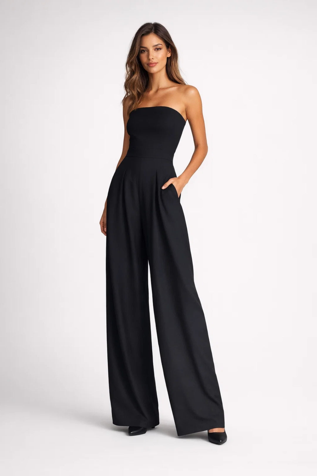 Women's Modern Strapless Summer Jumpsuit