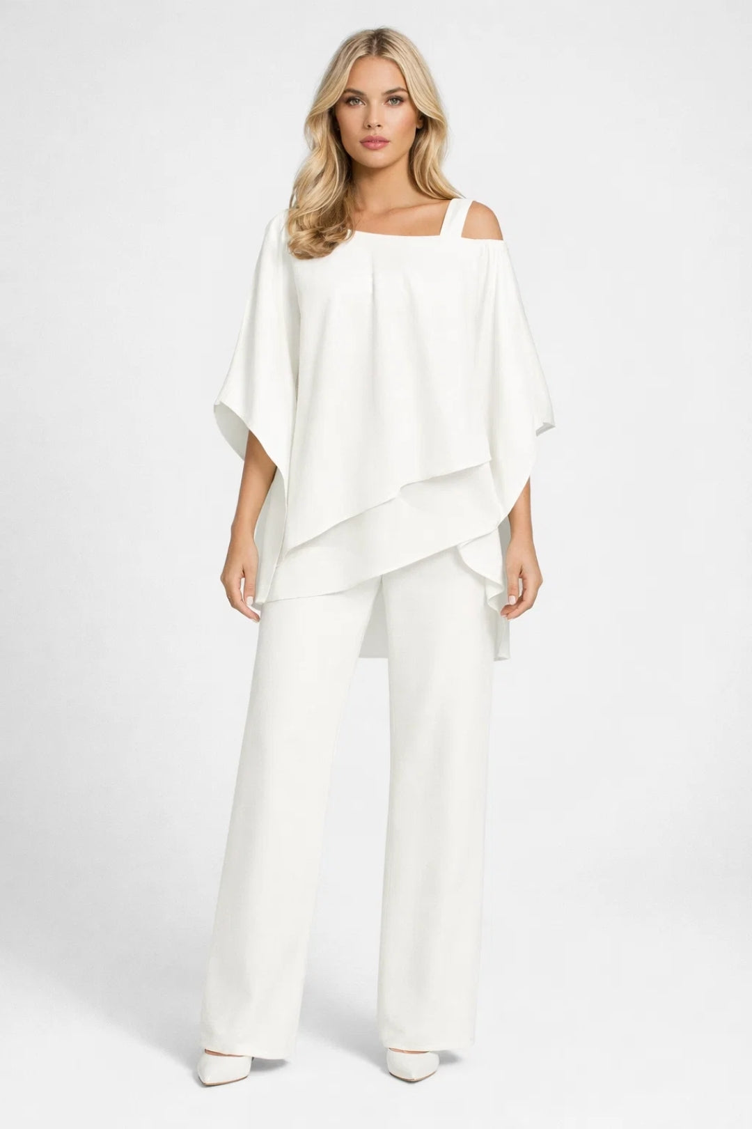 Women's Layered Top & Trouser Set