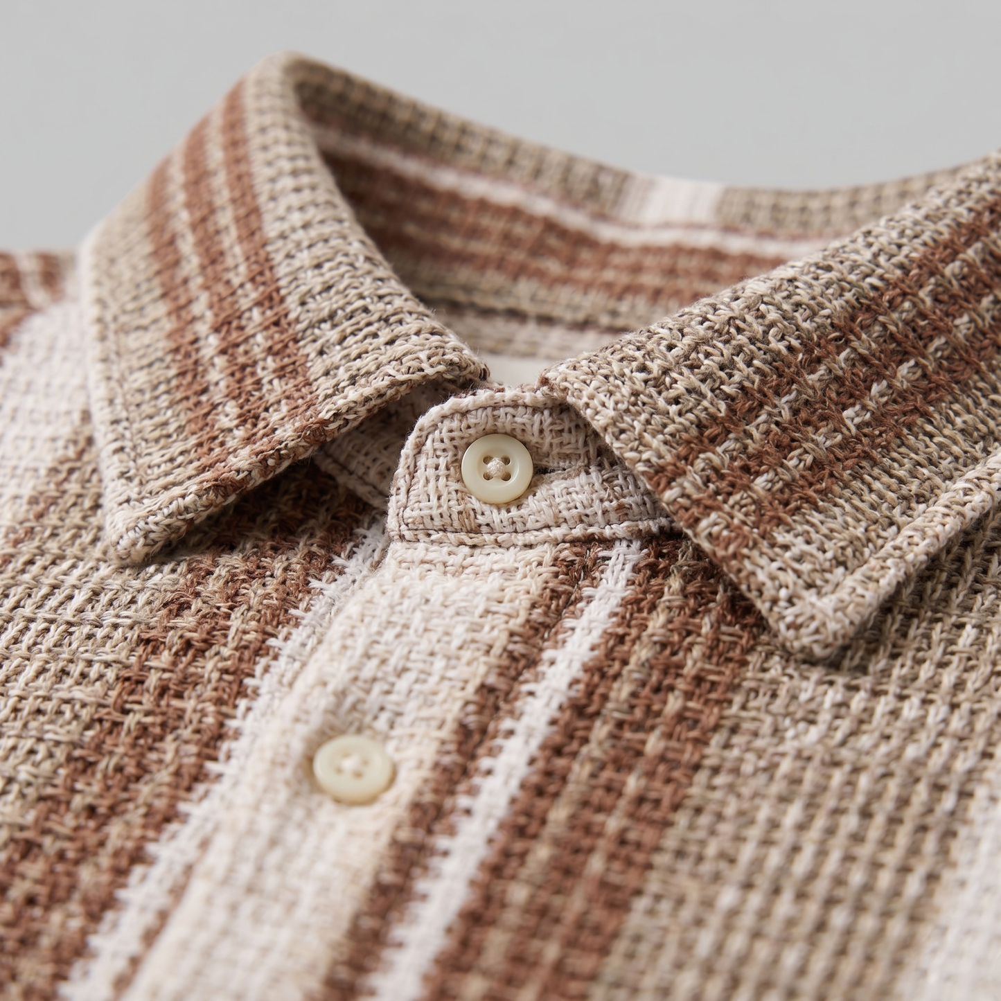 Men's Striped Short Sleeve Shirt
