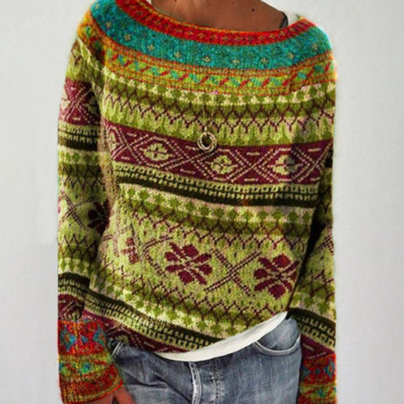 Women's Vintage-Style Sweater | Soft Retro Comfort