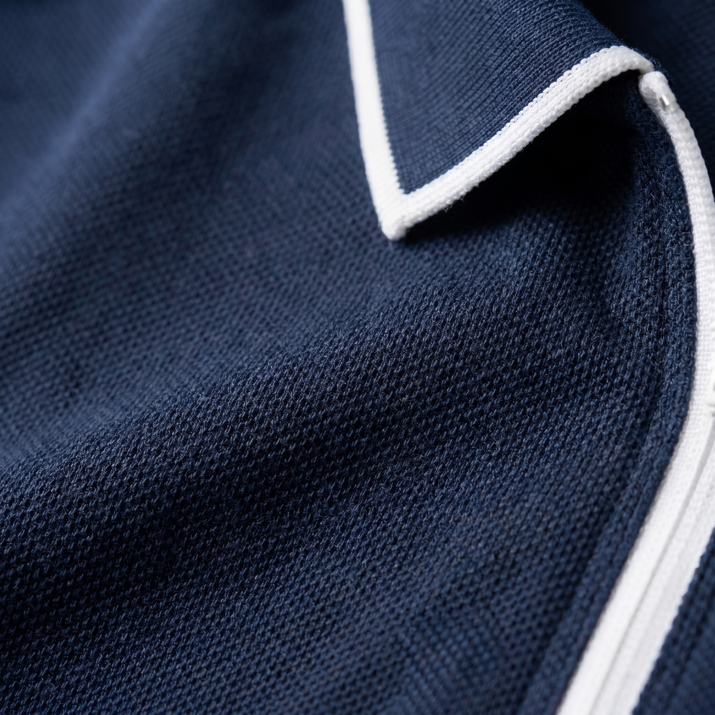 Men's Zip Front Polo Shirt