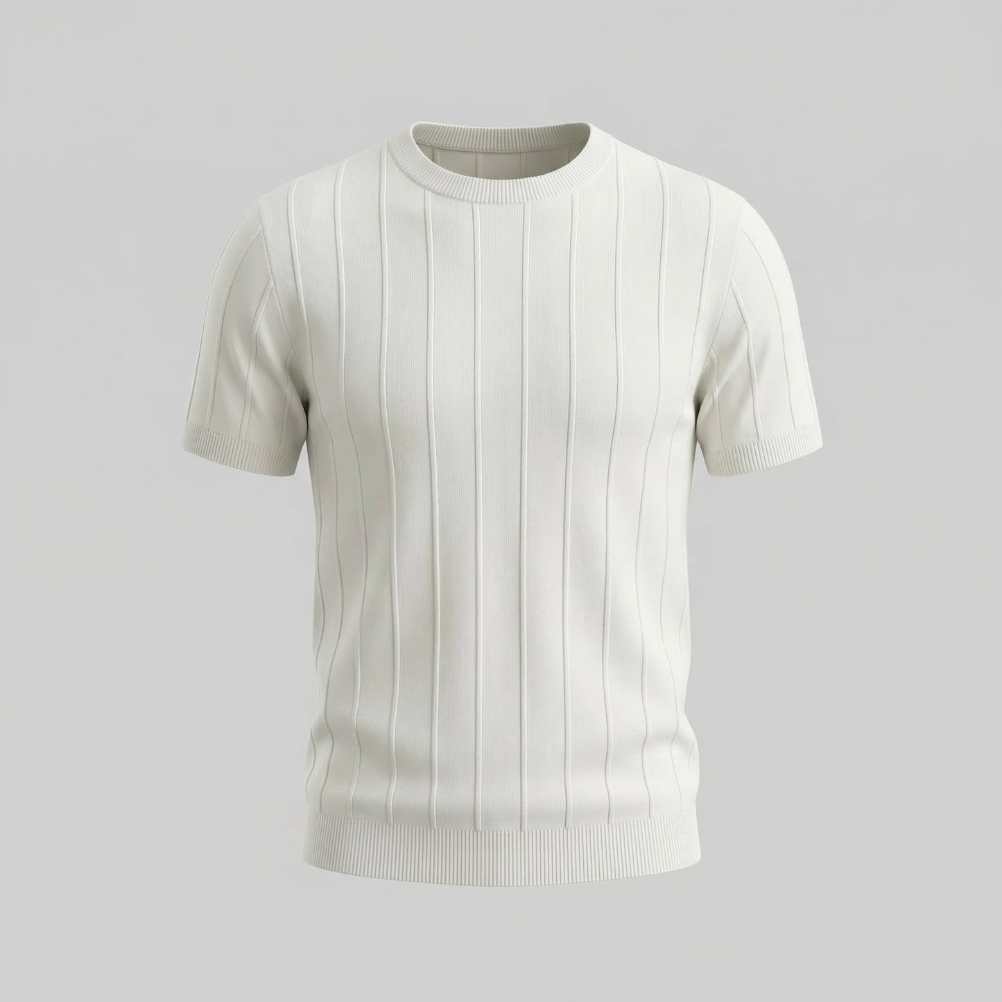 Men's Rib Knit Long Sleeve Tee