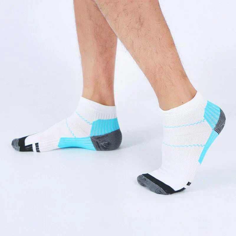 Unisex Compression Ankle Socks | Ergonomic Support 3-Pack