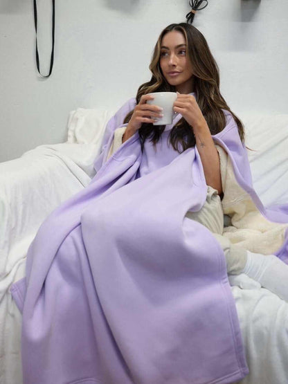 Oversized Comfort Relaxation Pullover with Soft French Terry