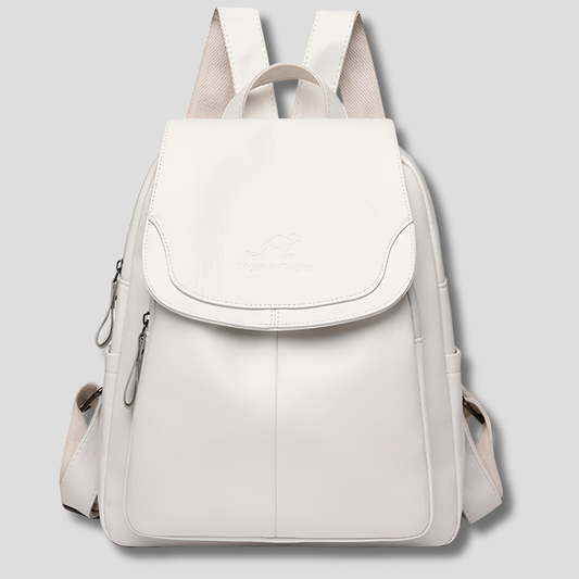 Women's Anti-Theft Backpack | Leather Style Embossed Finish