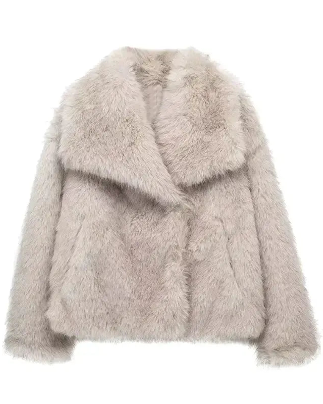 Women's Faux Fur Coat | Eco-Friendly Winter Warmth