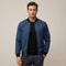 Men's Slim Fit Bomber Jacket | Zip Sleeve Pocket Casual Style