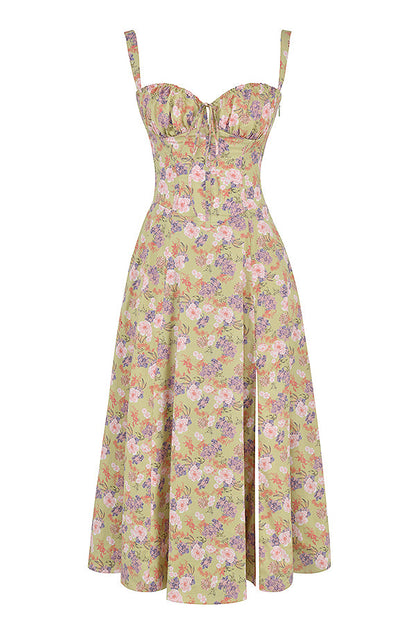 Women's Floral Bustier Sundress | Waist-Shaping Fit