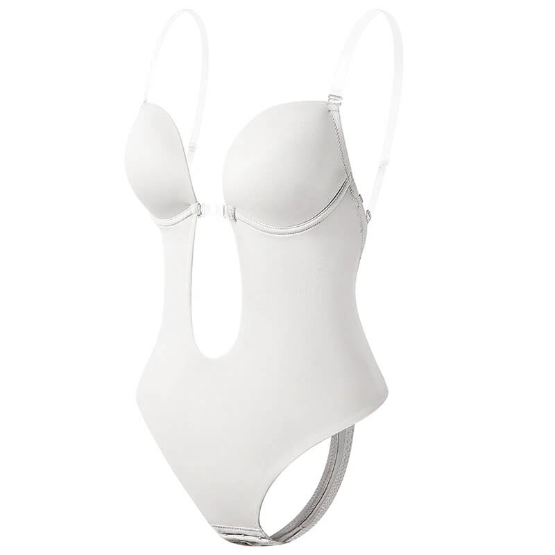 Womens Deep V Backless Body Shaper | Seamless Sculpt