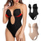 Womens Deep V Backless Body Shaper | Seamless Sculpt