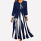 Women's Printed Two-Piece Dress Set | Blouse & Skirt