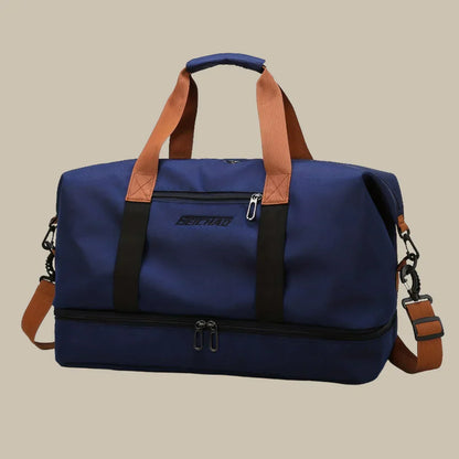 Women's Soft Oversized Tote Bag | Leather Style Multi-Pocket Shoulder Bag