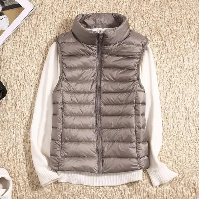 Women's Ultra-Light Down Style Vest | Warm Packable