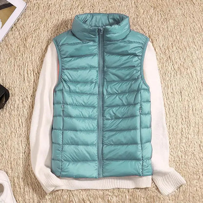 Women's Ultra-Light Down Style Vest | Warm Packable