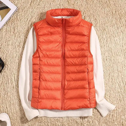 Women's Ultra-Light Down Style Vest | Warm Packable