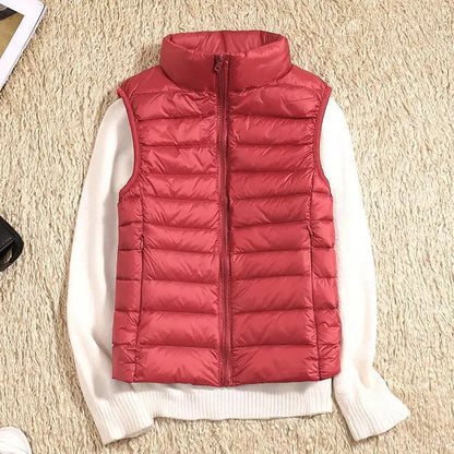 Women's Ultra-Light Down Style Vest | Warm Packable