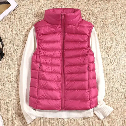 Women's Ultra-Light Down Style Vest | Warm Packable