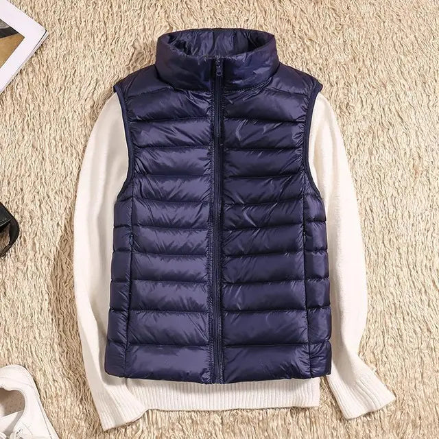Women's Ultra-Light Down Style Vest | Warm Packable