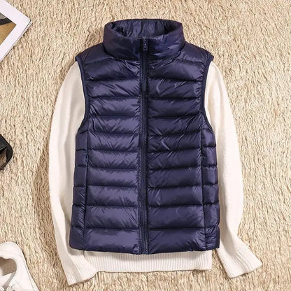 Women's Ultra-Light Down Style Vest | Warm Packable