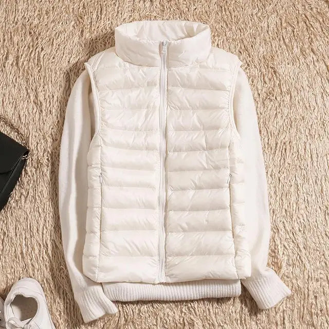 Women's Ultra-Light Down Style Vest | Warm Packable