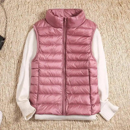 Women's Ultra-Light Down Style Vest | Warm Packable
