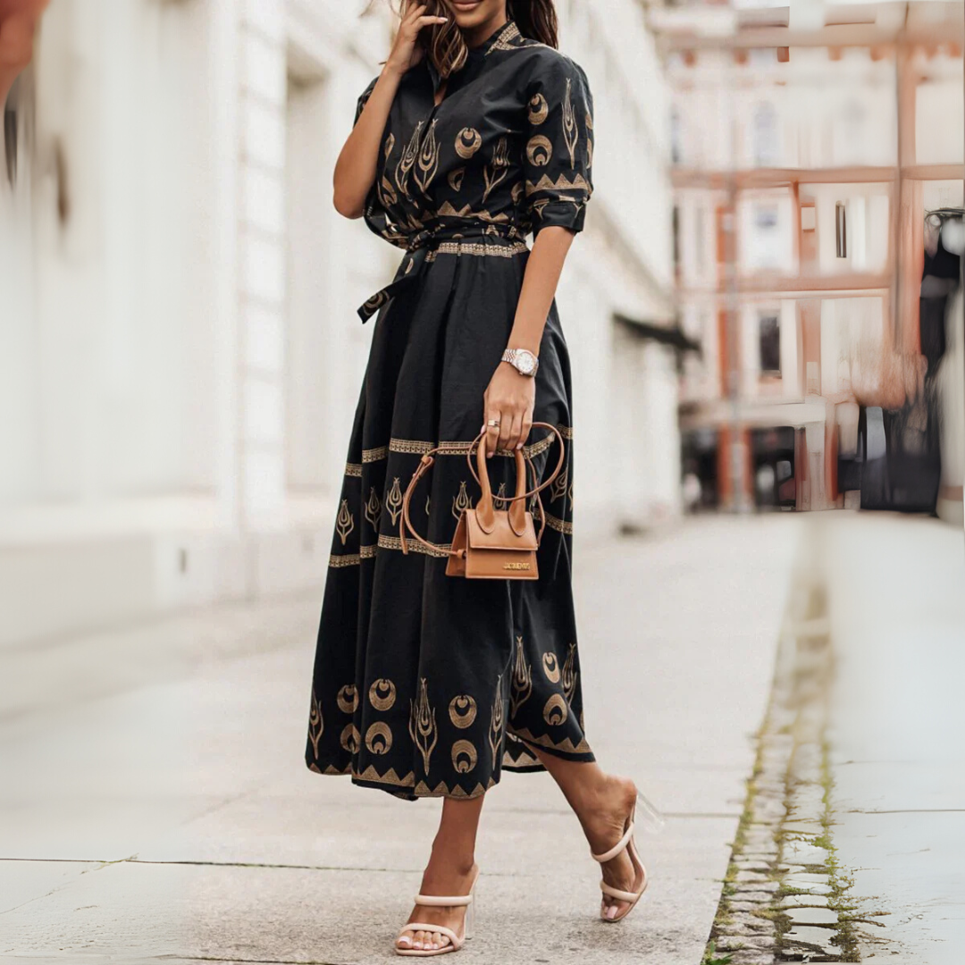 Women's Short Sleeve Summer Dress | Cotton Style