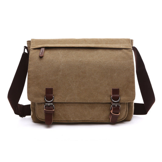 Men's Canvas Style Shoulder Bag | Rugged Everyday Carry Bag