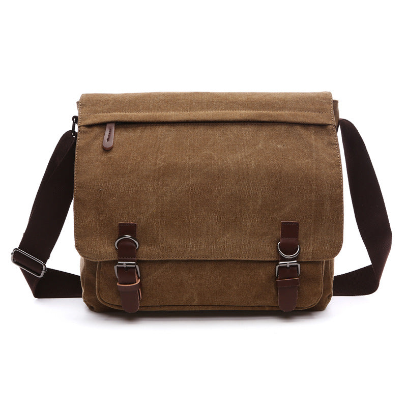 Men's Canvas Style Shoulder Bag | Rugged Everyday Carry Bag