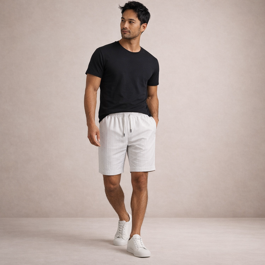 Men's Linen Style Shorts