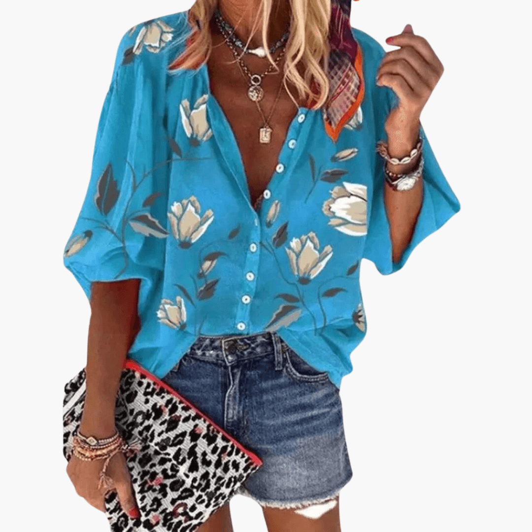 Women's Lightweight Summer Blouse | Casual Versatile