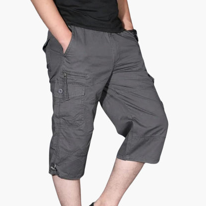 Men's 3/4 Cargo Pants | Casual Multi-Pocket Summer Trousers