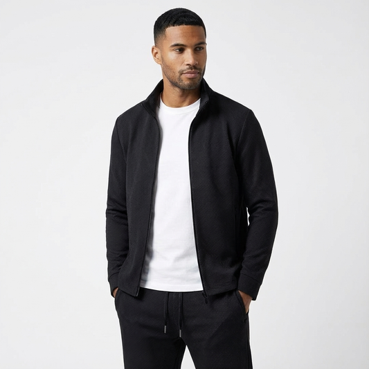 Men's Two-Piece Zip Tracksuit | Stretch Fit Training Set