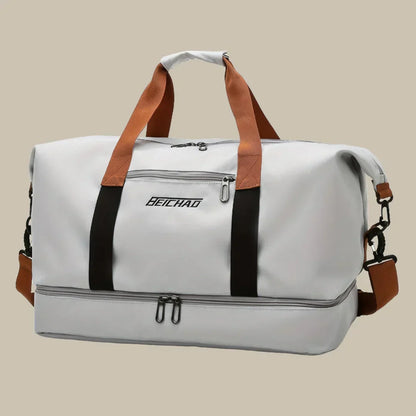 Women's Soft Oversized Tote Bag | Leather Style Multi-Pocket Shoulder Bag