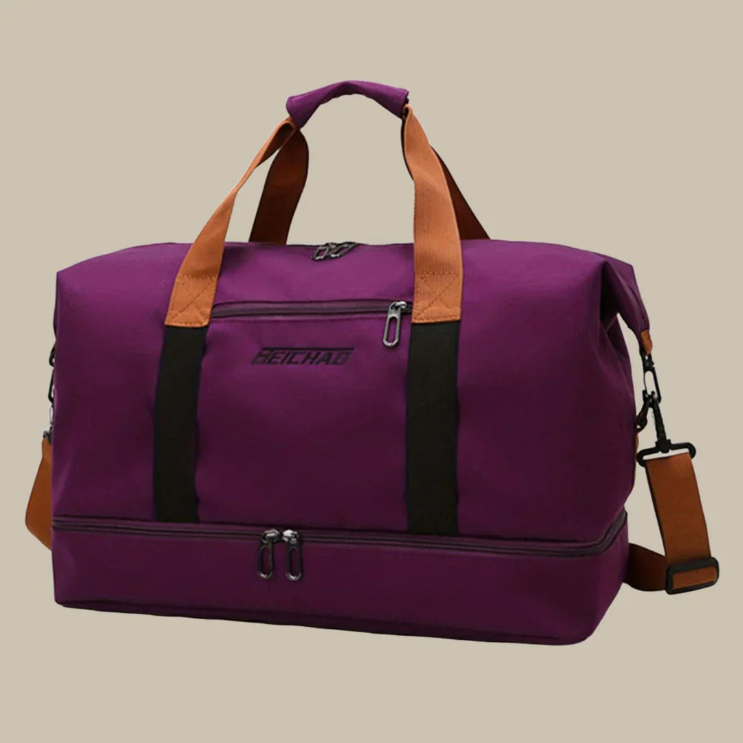 Women's Soft Oversized Tote Bag | Leather Style Multi-Pocket Shoulder Bag