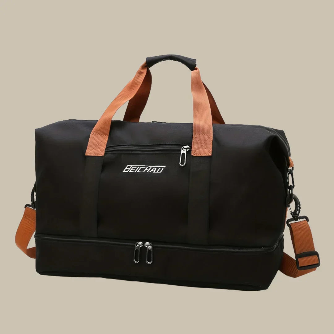 Women's Soft Oversized Tote Bag | Leather Style Multi-Pocket Shoulder Bag