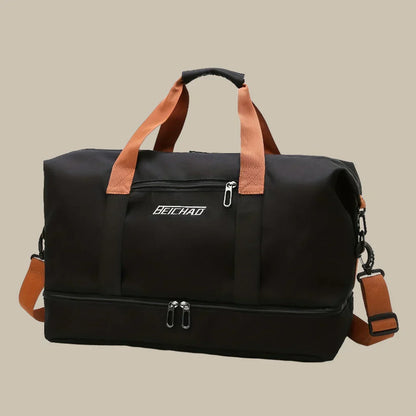 Women's Soft Oversized Tote Bag | Leather Style Multi-Pocket Shoulder Bag