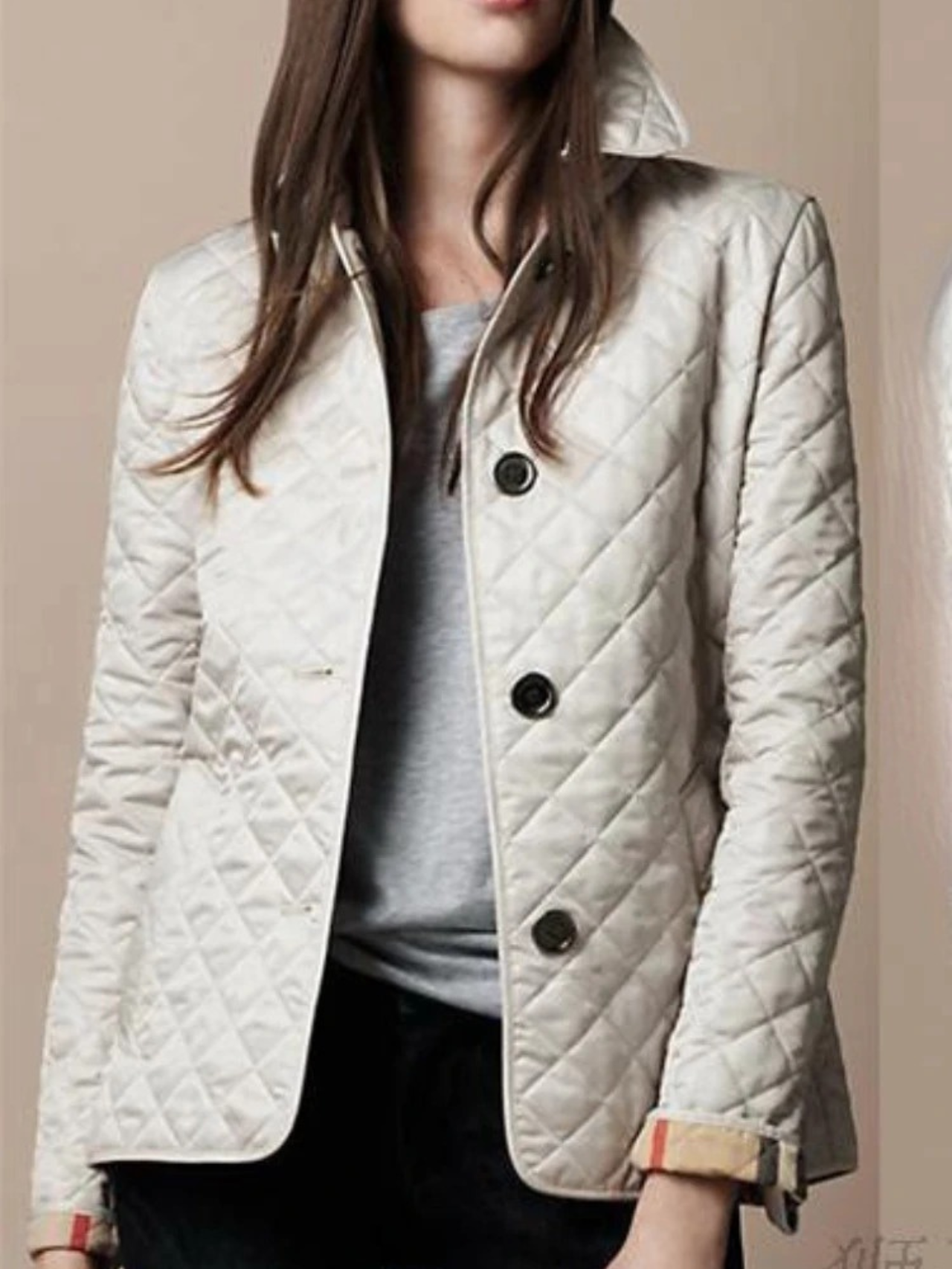 Women's Quilted Jacket | Turned-Down Collar 6 Colours