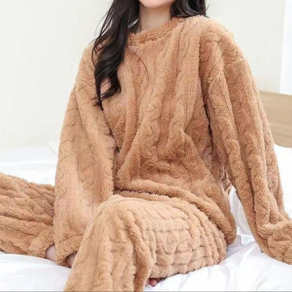 Unisex Fleece Pajama Set | Cozy Winter Loungewear