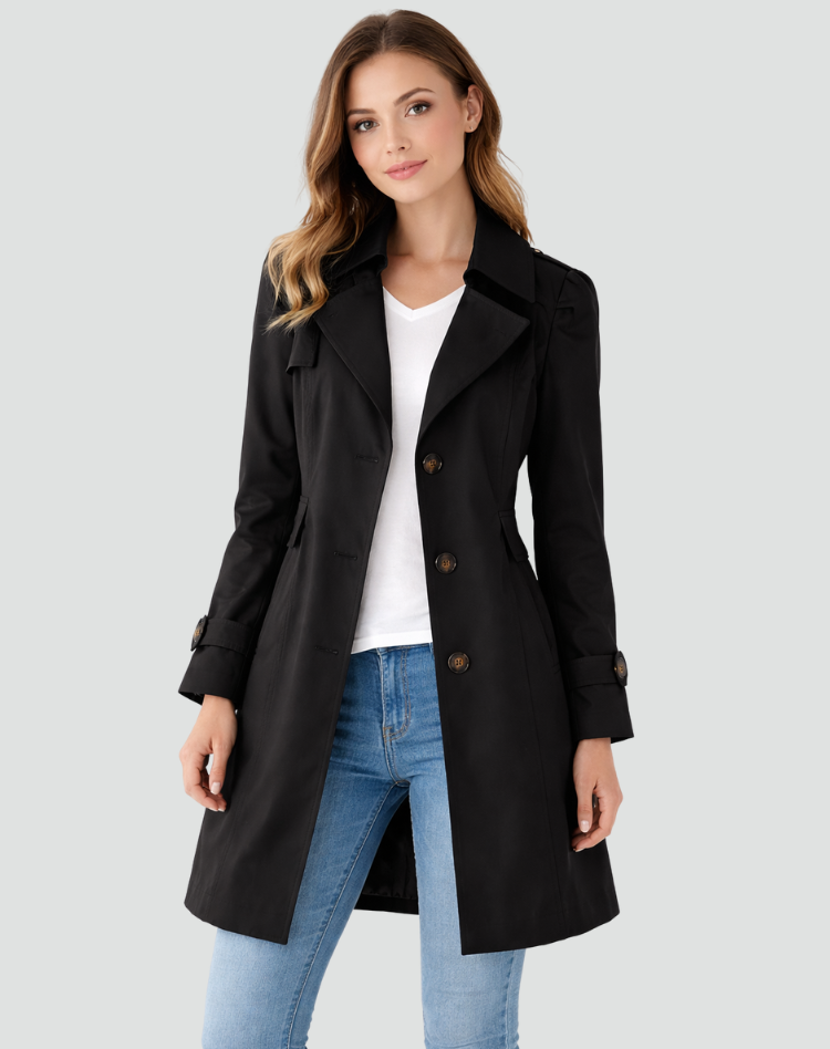 Women's Slim Fit Trench Coat | Summer Style