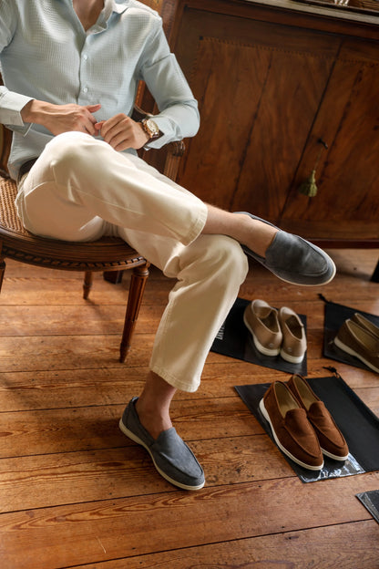 Men's Faux Suede Loafers