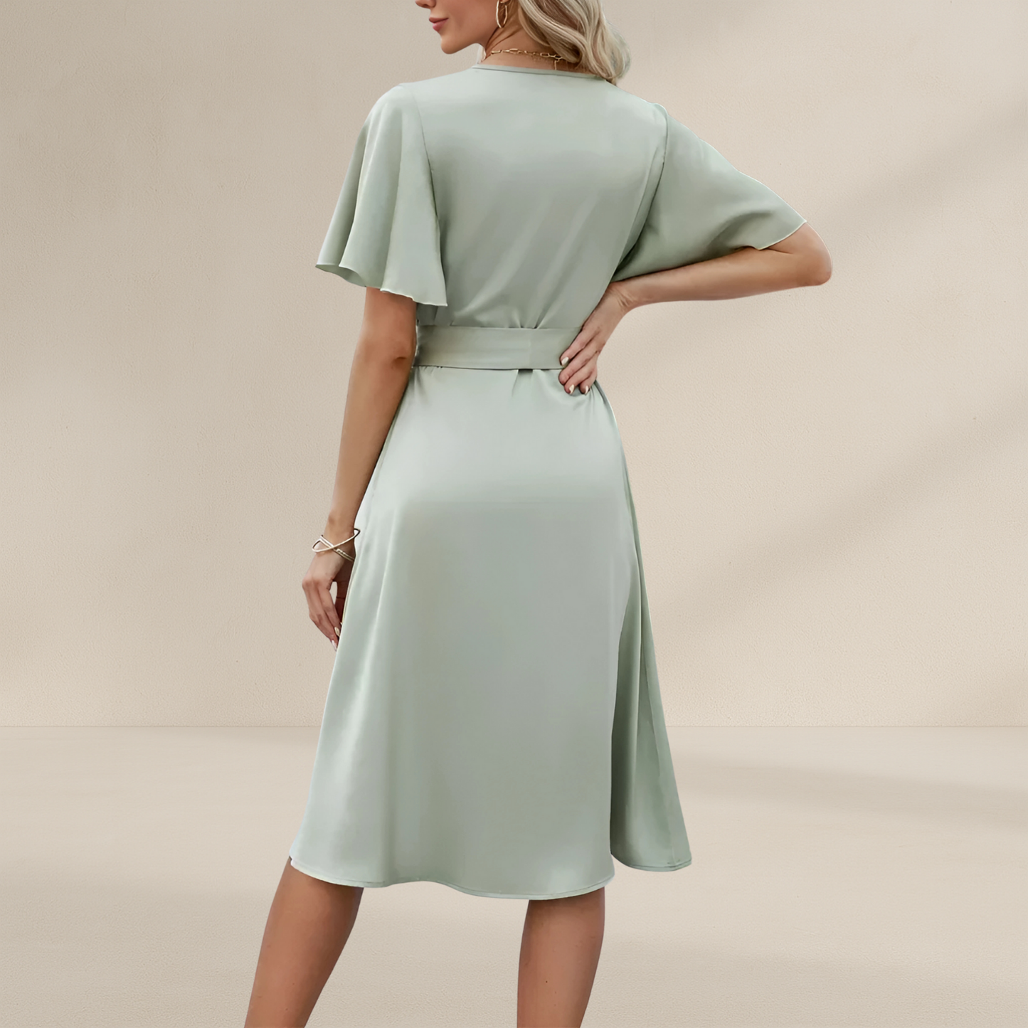 Women's Wrap Dress | V-Neck Side Tie Summer Style