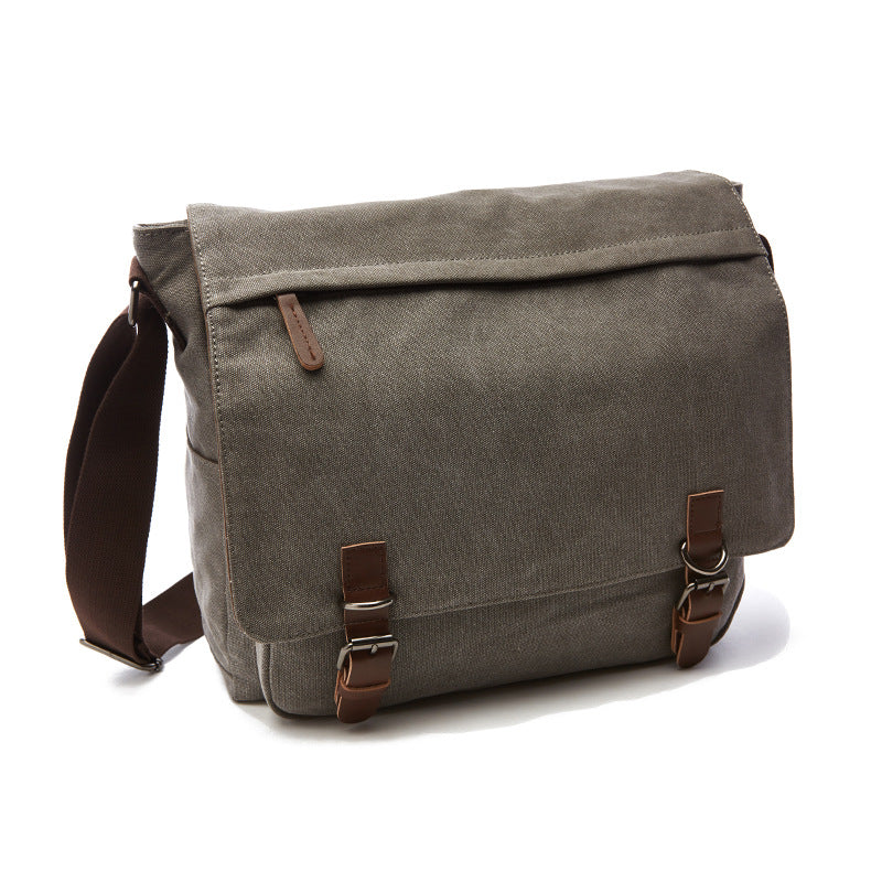 Men's Canvas Style Shoulder Bag | Rugged Everyday Carry Bag