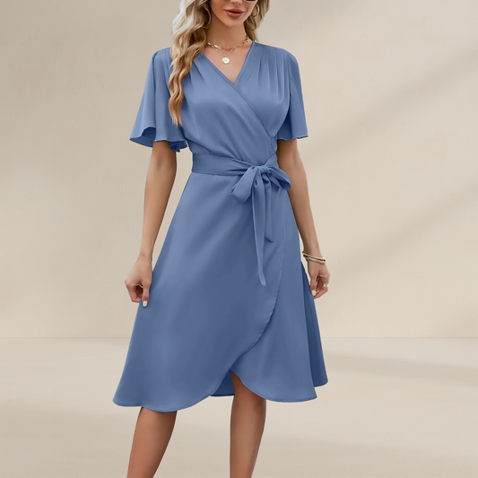 Women's Wrap Dress | V-Neck Side Tie Summer Style