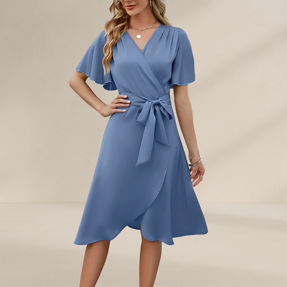 Women's Wrap Dress | V-Neck Side Tie Summer Style