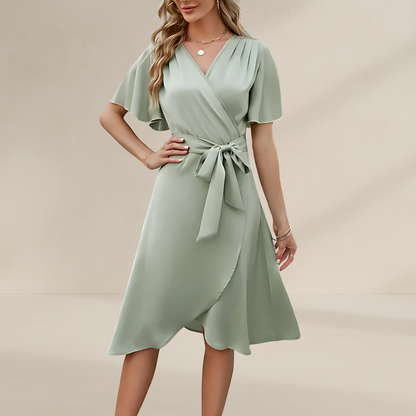 Women's Wrap Dress | V-Neck Side Tie Summer Style