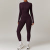 Women's Zip Jumpsuit | Body-Shaping Stretch Activewear